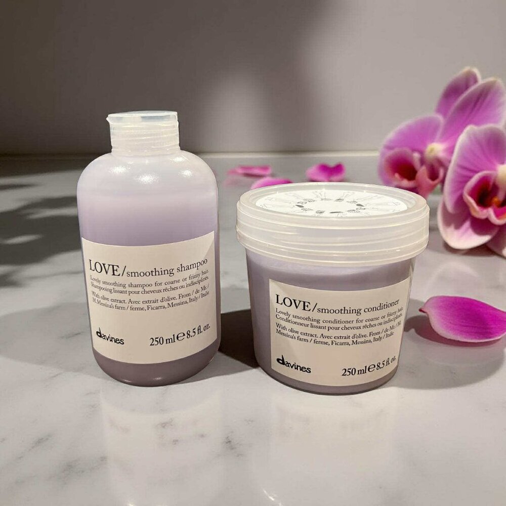 Davines Love Anti Frizz Set Shampoo Conditioner Retail size